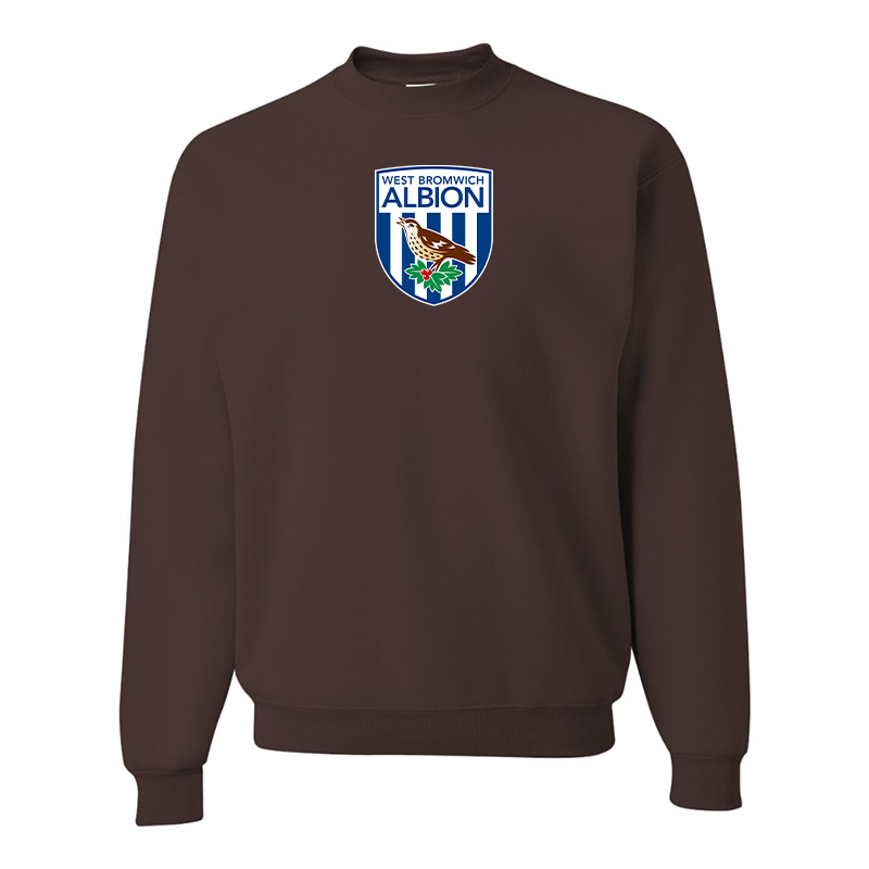 Men's West Bromwich Albion Soccer JERZEES NuBlend Crewneck Sweatshirt